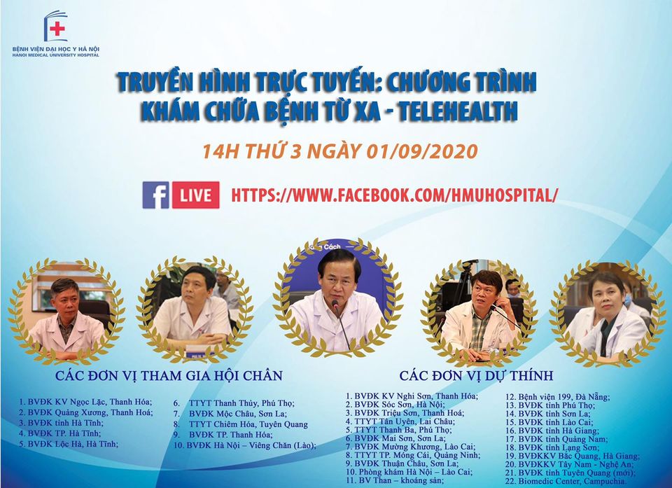 CHƯƠNG TRÌNH TELEHEALTH NGÀY 01/09/2020